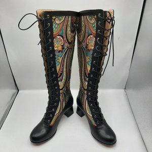 Lace Up Vntage Boots, Victorian Boots, 1960s Boots